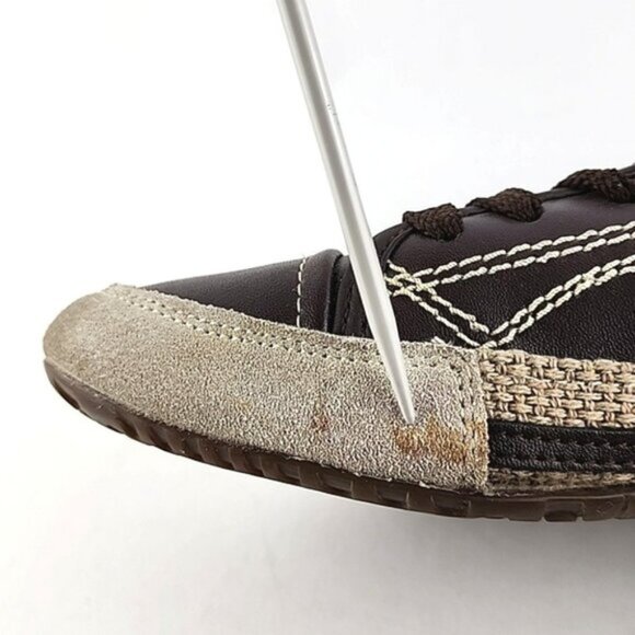 Marithé Francois Gibaud Men's Brown Leather Lace Up Sneakers Size 8.5 - Picture 11 of 16